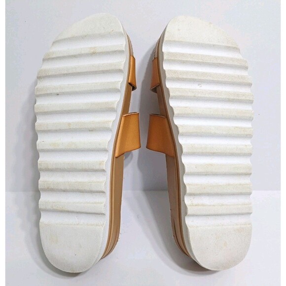 REEF Cushion Vista Hi Women's 8.5 Natural Platform Sandals Cork Leather - Picture 10 of 10